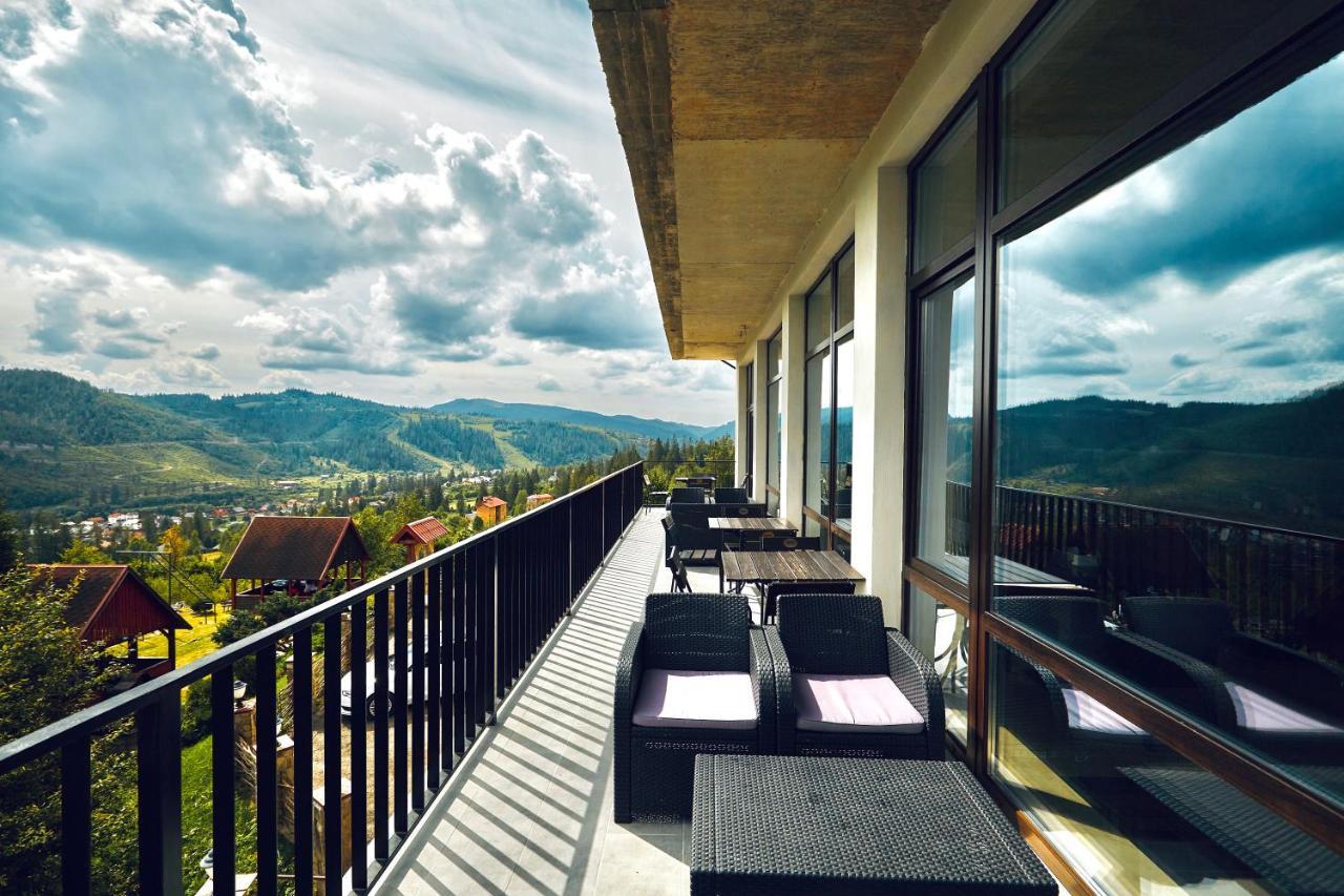 Hotel Карпатський Затишок Slavske Esterno foto